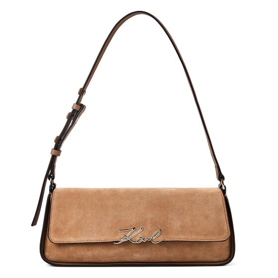 Karl Lagerfeld Signature Schoudertas Leder 32.5 cm