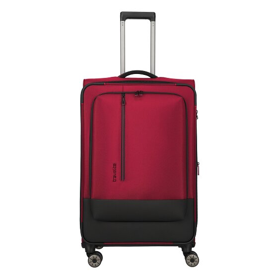 Travelite Crosslite 5.0 4 wielen Trolley L 77 cm met uitbreidingsplooi