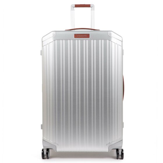 Piquadro Aluminium Trolley met 4 wielen, 79 cm