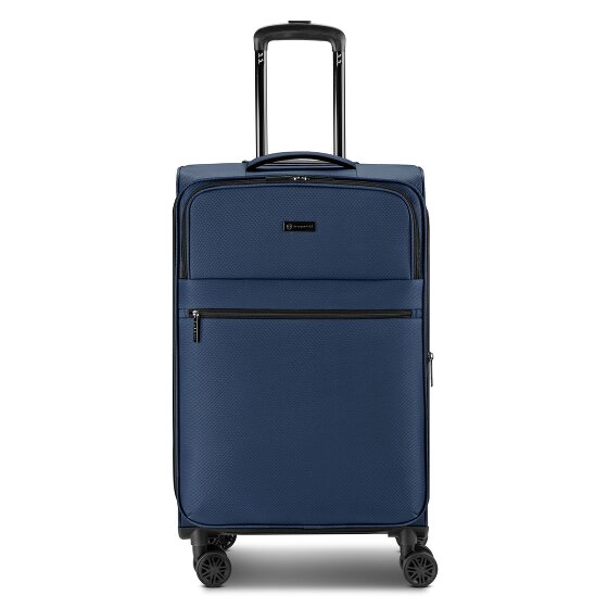 bugatti Valencia Soft 4 wielen Trolley M 65 cm met uitbreidingsplooi