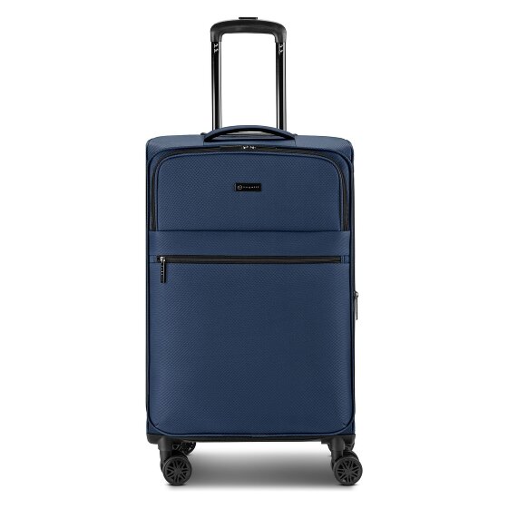 bugatti Valencia Soft 4 wielen Trolley M 65 cm met uitbreidingsplooi
