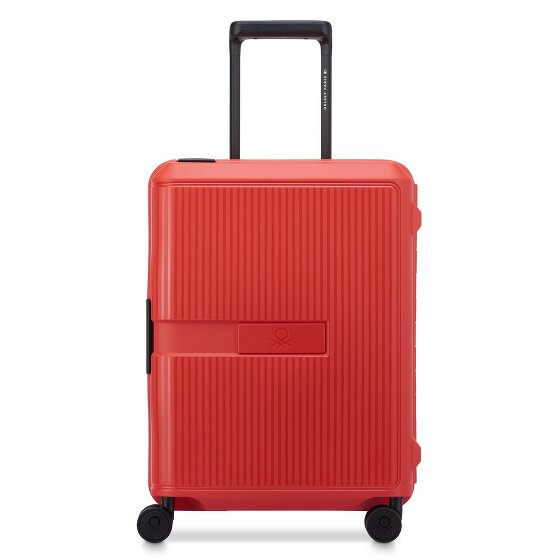 Delsey Paris x United Colors of Benetton Color Block Hardside 4-wiel cabine trolley 55 cm