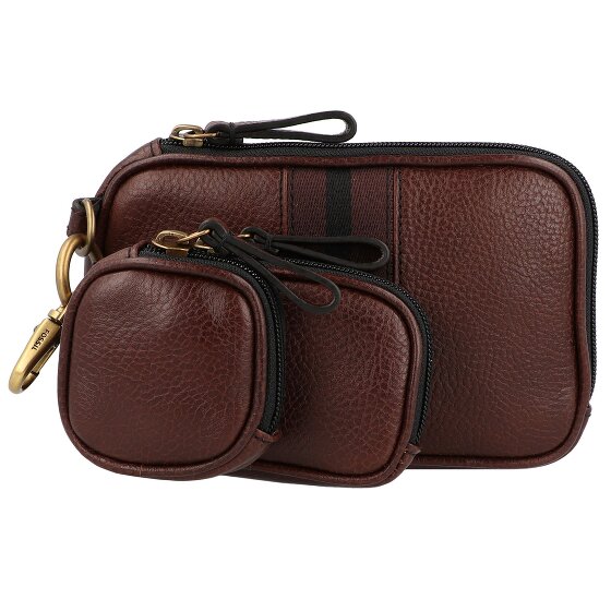 Fossil Leren reisetui 3st.