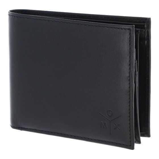 oxmox Leather Portemonnee RFID-bescherming Leder 12 cm