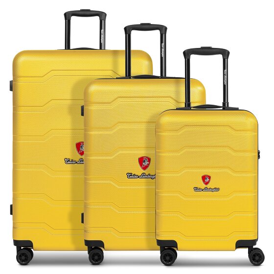 Tonino Lamborghini Bologna 4 wielen Kofferset 3-delig
