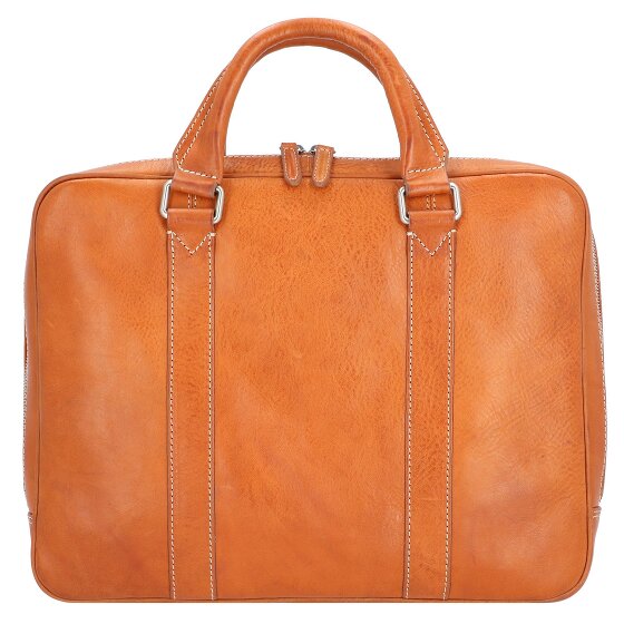 Leonhard Heyden Bergamo aktetas leer 38 cm Laptop compartiment