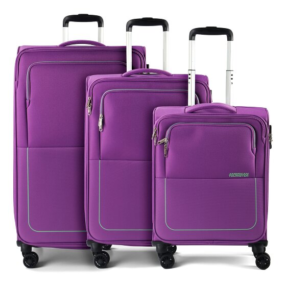 American Tourister Air Wave 4 wielen Kofferset 3-delig met uitbreidingsplooi