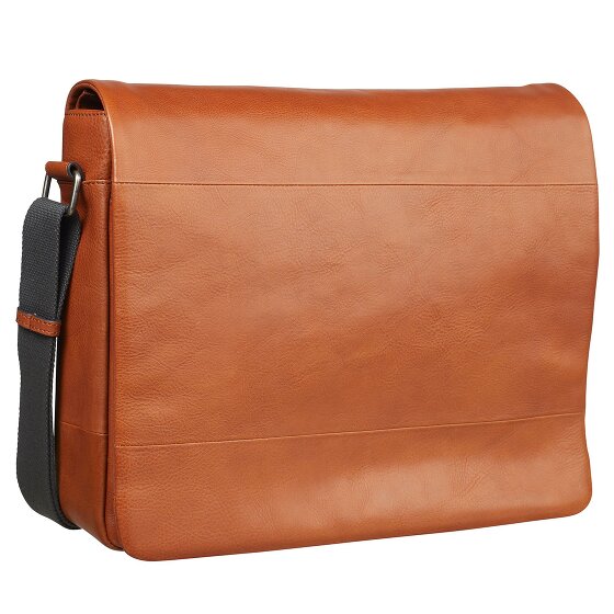 Leonhard Heyden Hamburg Messenger Leder 38 cm Laptopcompartiment