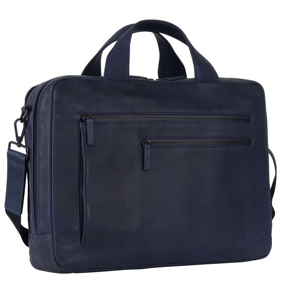 Leonhard Heyden Haagse Leren Aktetas 40 cm Laptopcompartiment