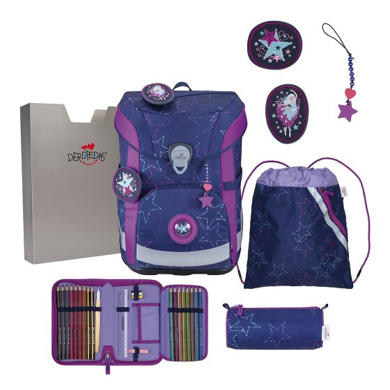 DerDieDas ErgoFlex Easy LED Schooltas set 5-delig