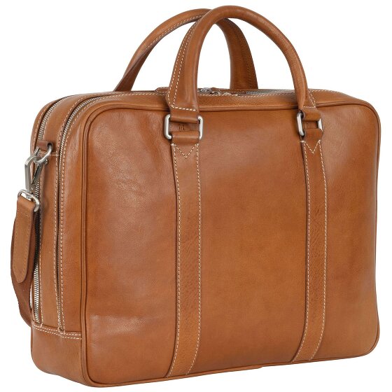 Leonhard Heyden Bergamo aktetas leer 41 cm Laptopvak