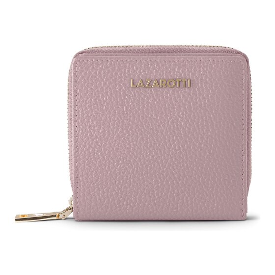 Lazarotti Bologna Leer Medium Ritssluiting Portemonnee Leer 10 cm