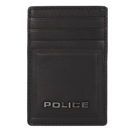 Police PT16-08536 Creditcard etui leer 7 cm met geldclip