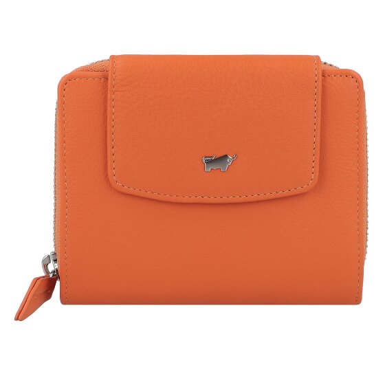 Braun Büffel Joy Portemonnee RFID-bescherming Leer 12 cm