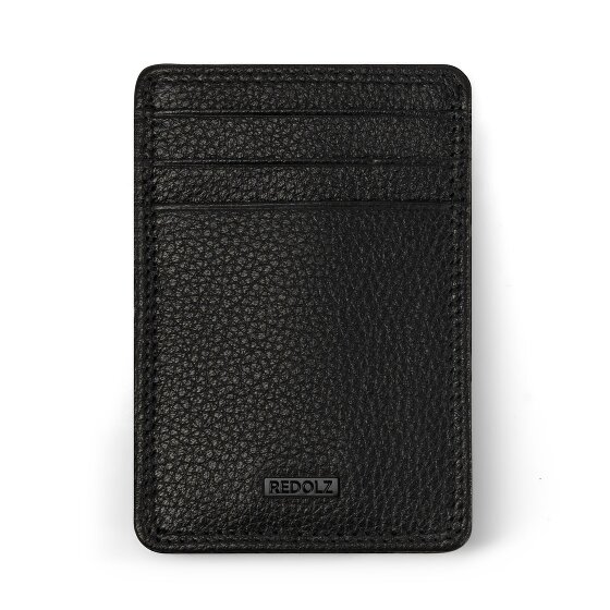 Redolz Leather Essentials creditcardhouder RFID leer 7 cm met geldclip