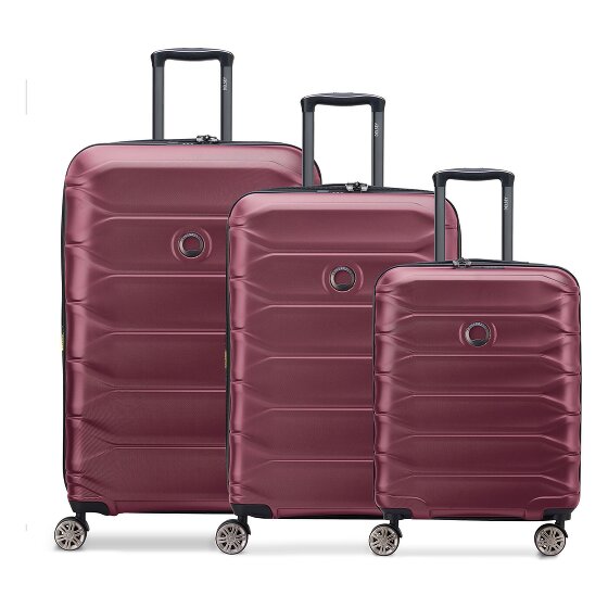 Delsey Paris Meteor 4 wielen Kofferset 3-delig met uitbreidingsplooi