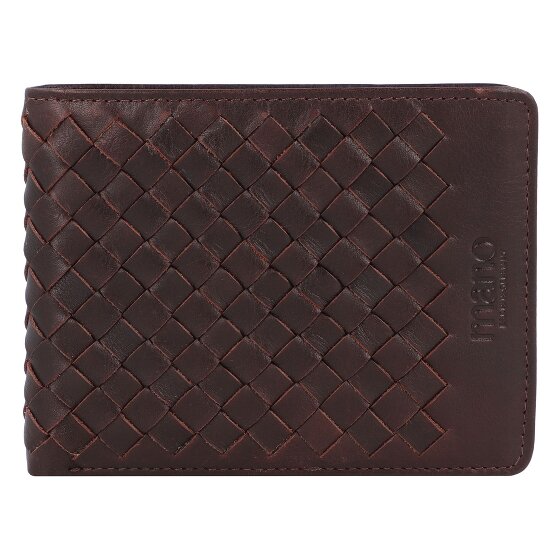 mano Don Luca portemonnee leer 13 cm