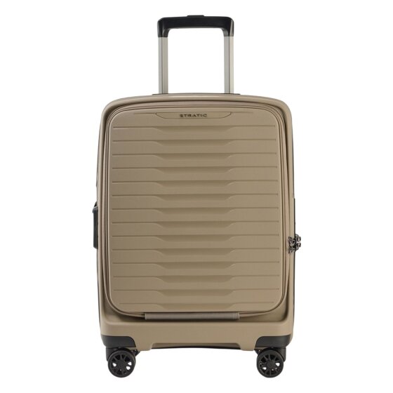Stratic Novium 4 wielen Cabinewagen S 55 cm Laptop compartiment met uitbreidingsplooi
