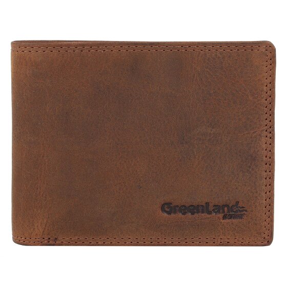 Greenland Nature Montenegro Portemonnee RFID Leer 12 cm Greenland Nature Montenegro Portemonnee RFID Leer 12 cm