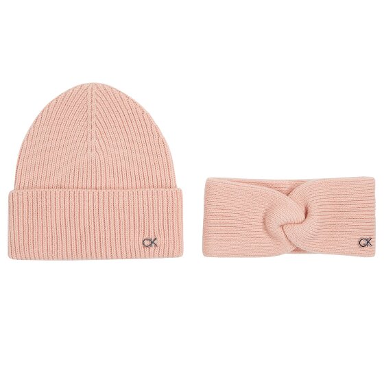 Calvin Klein Ck Metalen gebreide muts en hoofdband geschenkset