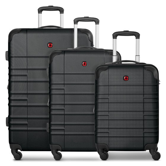 Wenger Amplar Evo 4 wielen Kofferset 3-delig met uitbreidingsplooi