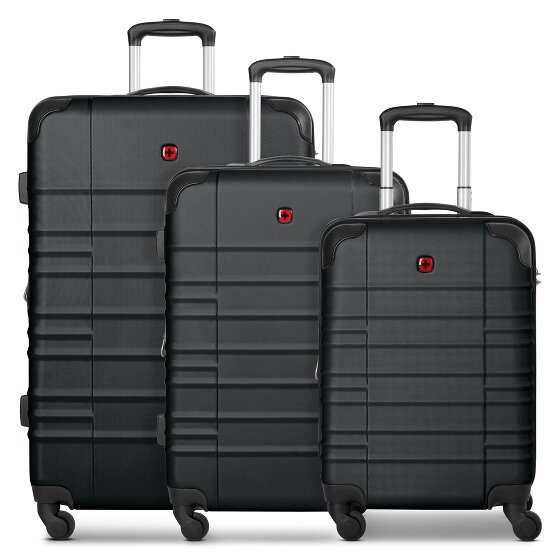 Wenger Amplar Evo 4 wielen Kofferset 3-delig met uitbreidingsplooi