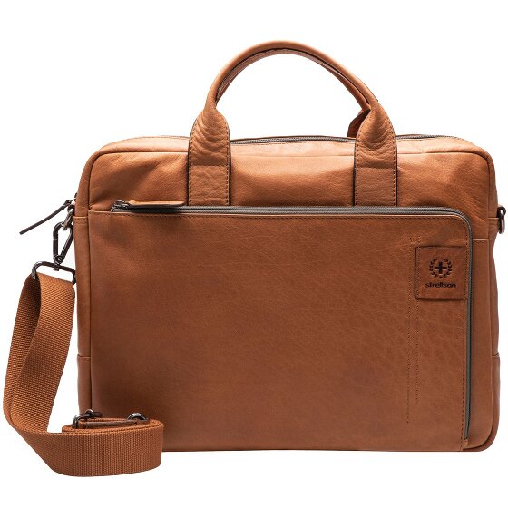 Strellson Hyde Park Koffer Leer 39 cm Laptop compartiment