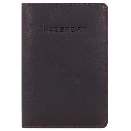Burkely Antiek Avery Paspoortetui RFID Leer 10 cm