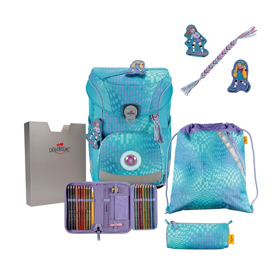 DerDieDas ErgoFlex Easy LED Schooltas set 5-delig