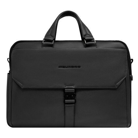 Piquadro Than Koffer Leer 30 cm Laptop compartiment