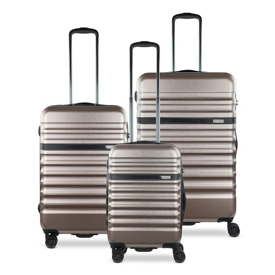 bugatti Corium 4-wiel kofferset 3 stuks.