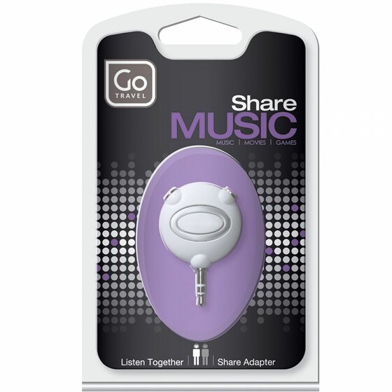 Go Travel Elektrische + elektronische apparatuur splitter voor 2 hoofdtelefoons