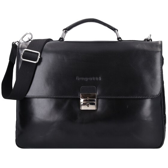 bugatti Romano Messenger Leder 40 cm Laptopcompartiment