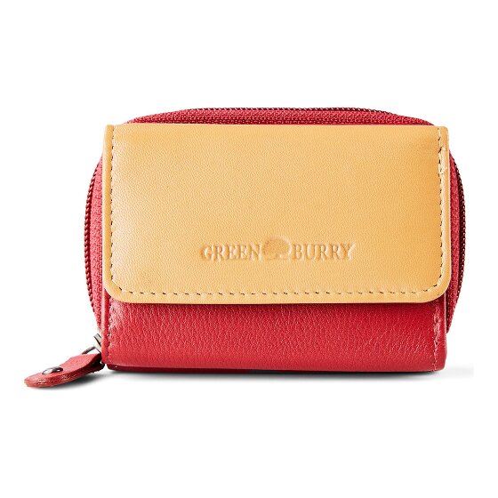 Greenburry Nappa Portemonnee RFID-bescherming Leer 11 cm
