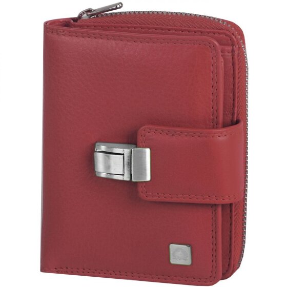 Greenburry Sponsachtig portefeuille leer 9,5 cm
