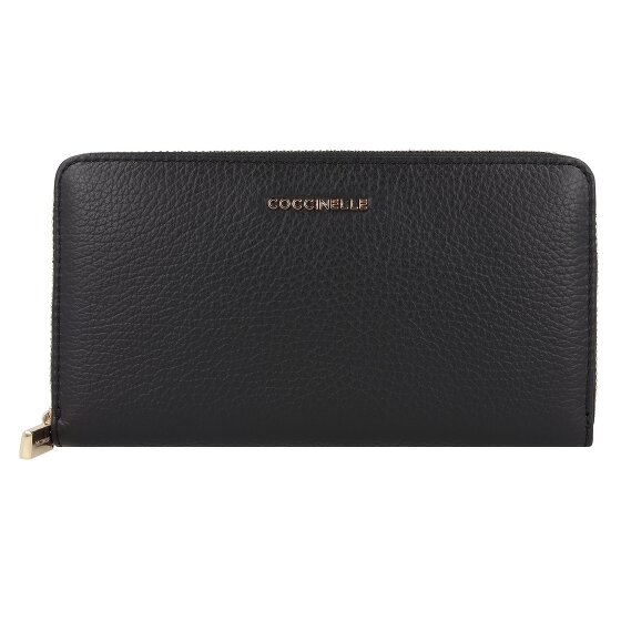 Coccinelle Metallic Soft Portemonnee Leder 10 cm