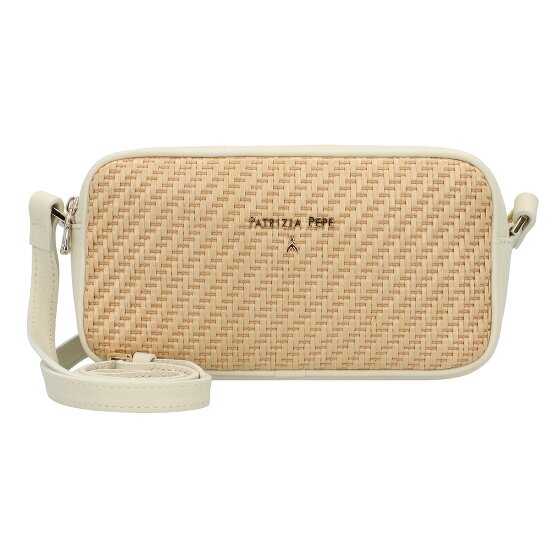 Patrizia Pepe Straw Schoudertas 22 cm