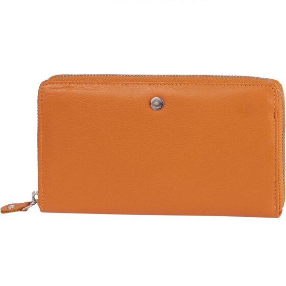 Greenburry Sponsachtige portefeuille leer 19 cm