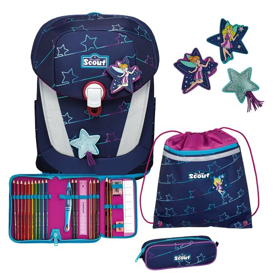 Scout Sunny II Lichtgewicht schooltas set 4st.