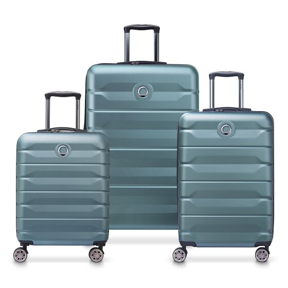 Delsey Paris Air Armour 4 wielen Kofferset 3-delig met uitbreidingsplooi