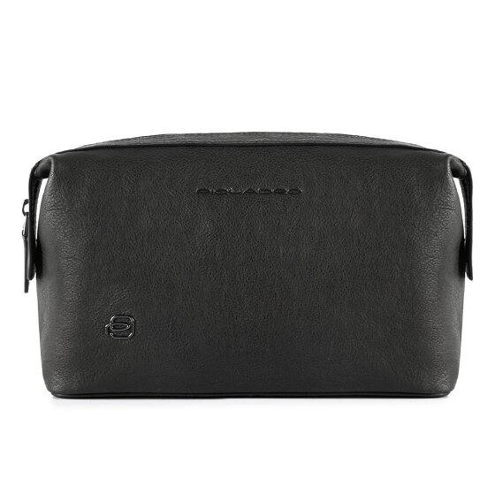 Piquadro Black Square Toilettas Leder 23 cm