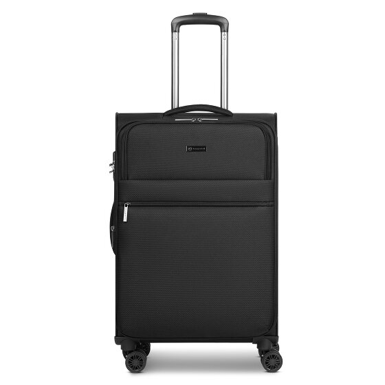 bugatti Valencia Soft 4 wielen Trolley M 65 cm met uitbreidingsplooi