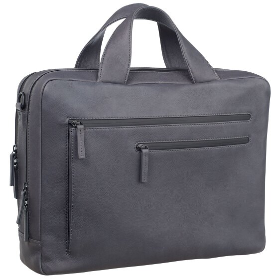 Leonhard Heyden Haagse Leren Aktetas 40 cm Laptopcompartiment