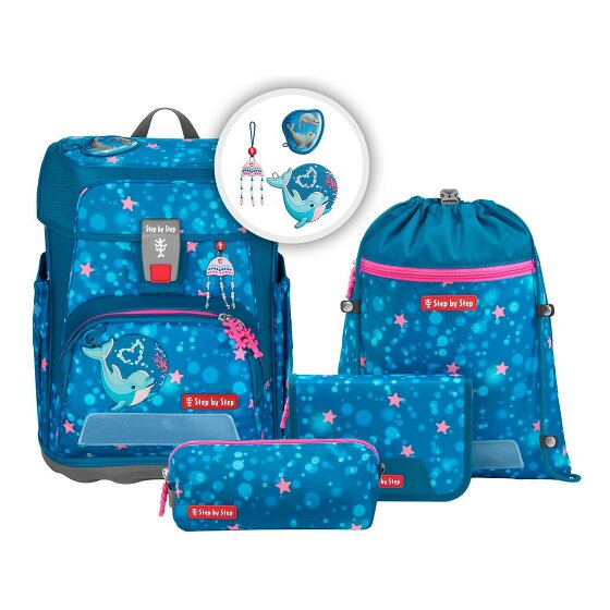 Step by Step Cloud Schooltas set 5-delig