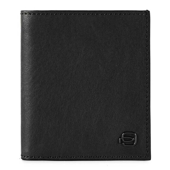 Piquadro Black Square Kredietkaart etui RFID-bescherming Leer 9 cm