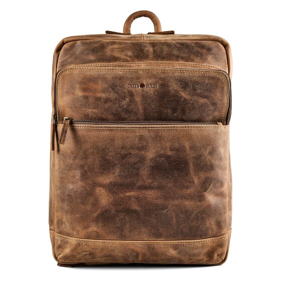 Greenburry Vintage Dagrugzak Leer 42 cm Laptop compartiment