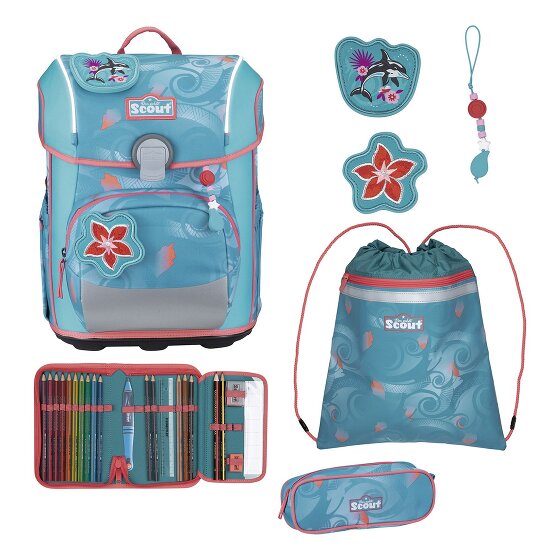 Scout Neo Exklusiv Safety Light Schooltas set 5-delig