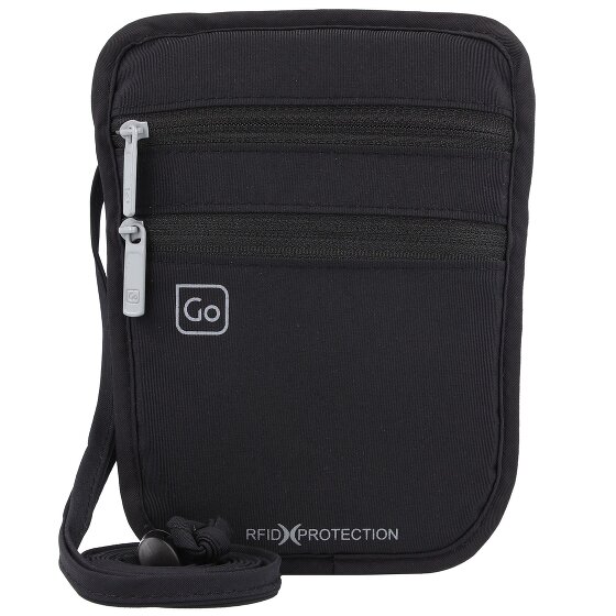 Go Travel Portemonnee + Geldriem Borstzakje RFID 12,5 cm
