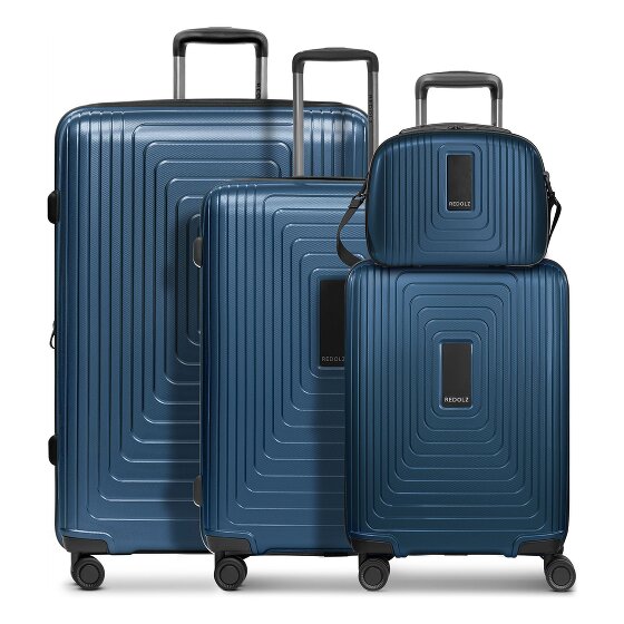 Redolz Essentials 14 4-wiel kofferset + beautycase 4 stuks met stretchvouw