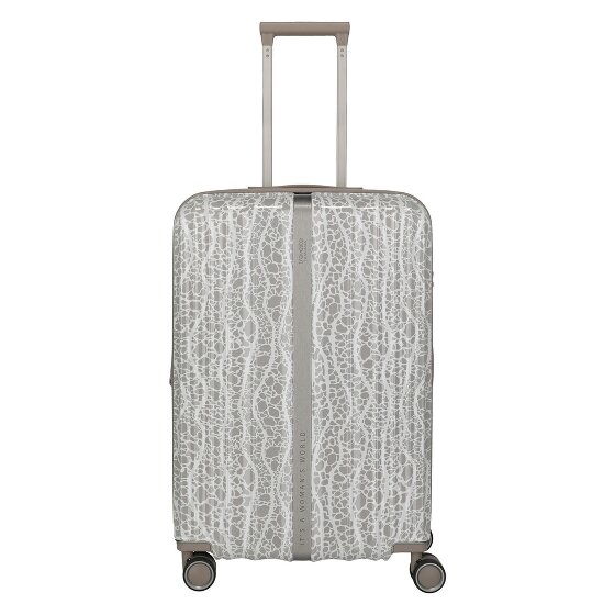 Travelite Lascana Edition 4 wielen Trolley M 65 cm met uitbreidingsplooi